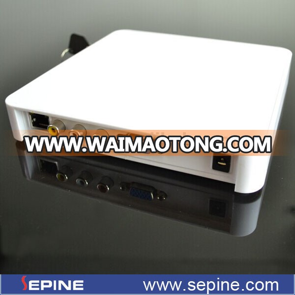 Best smart tv net box,vga /av advertising media player tv box and net box