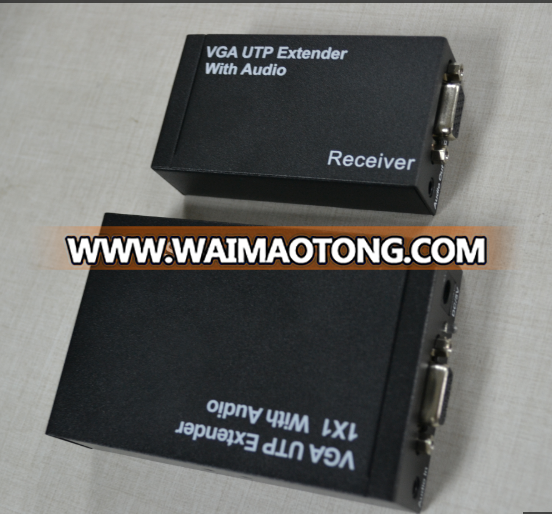 HDMI VGA UTP Extender Spliter 1x1 High Quality Audio Transmit extend 300m via utp cable